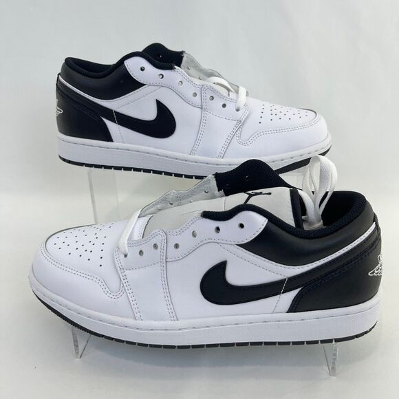 Jordan 1 Low White Black Men\'s - 553558 132 - US - Men\'s 13 - NEW main image 9